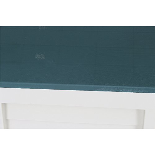 **XXL** Auflagenbox / Gartenbox / Kissenbox beige/grün ca. 141,5 x 61,5 x 68 cm - 8