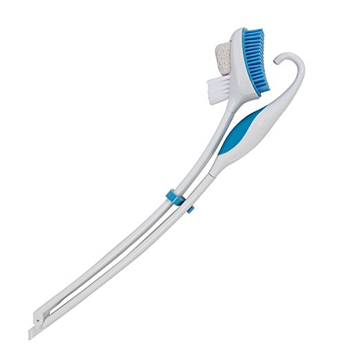IdeaworksExtendable Handle Pedicure Foot Scrubbing Brush