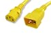 Lynn Electronics C13C2015AYE-1F 15-Amp/250-volt 1-Feet Power Cord IEC 60320 C13 to IEC 60320 C20, Yellow RS.728.00