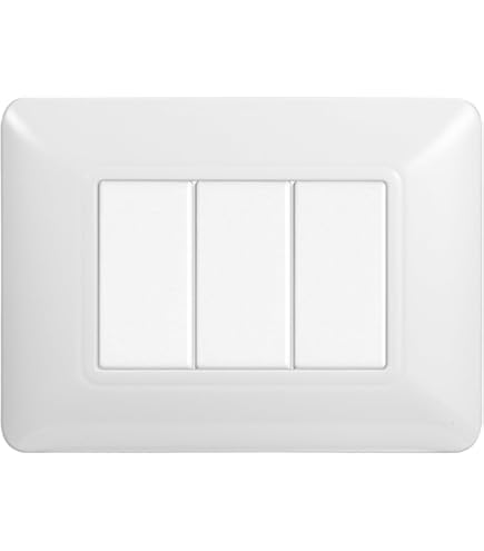 Placca Flexa Tecnopolimero Alluminio 4 Moduli Simon Urmet 11804.AL