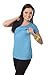 Purpless Maternity Nursing Short Sleeved Scoop Neck Top 7020