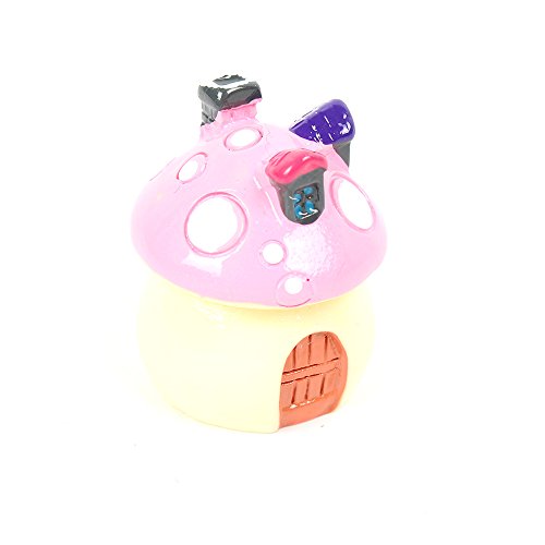 Mini Pilz Chalet Kunstharz durch die Puppen Mini Blumentöpfe Pflanzschalen Home Furnishings - 5