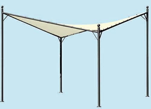 Cenador jardín acero Alicante cm 350 x 350 x 280 H max