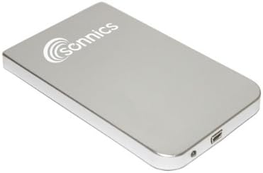 Sonnics 500GB 2.5 Inch Silver External pocket Hard drive USB powered for use with Windows PC, Apple Mac, Smart tv, Xbox 360 & PS3 FAT32 (500GB, SIlver)