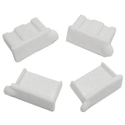 SM-PC®, 4Stk. USB Stopfen Staubschutz USB Buchse Typ A weiß #042 - 2