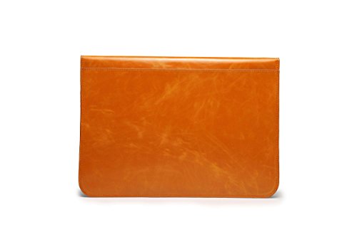 15 Zoll Schutzhülle / Tasche für Tablets und Notebooks bzw. Laptops aus feinstem Lederimitat mit Zusatzfächern und weichen Innenfutter für Apple MacBook Pro RETINA15″, Dell Latitude, MSI Gaming Book, Schenker Slim-Serie, HP Elitebook + Chromebook, Gigabyte P-Serie Farbe brown (hellcoffee (dunkelbraun)) - 2
