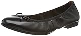 Leichte Laufsohle Tamaris Damen 22116 Ballerinas, schwarz, 39 EU