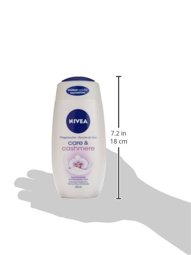 Nivea care and Cashmere Moments Creme-Öl-Dusche, Duschgel, 4er Pack (4 x 250 ml) - 4