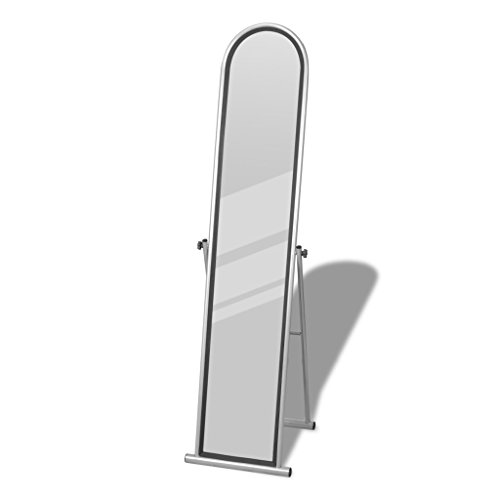 Anself Standspiegel Ankleidespiegel Spiegel 144, 5 x 24,5 cm Grau