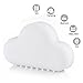 Produktbild GreenClick Smart Wolke Wandleuchte Baby LED Nachtlampe für Kinder Schlafzimmer,Warmweiß 3 Modi Nachttischlampe USB Aufladung kopfende Beleuchtung Stimmungslichte Geschenk für Erntedankfest Thanksgiving [1 Jahre Garantie](weiße)