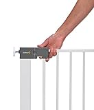 Safety 1st Quick Close Plus Treppenschutzgitter, extra sicheres Metall, Türschutzgitter zum Klemmen, weiß, bis 136 cm verlängerbar - 4