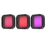 Filtro Magenta para agua profunda de 7 a 70 pies y corrección de color en agua dulce con apariencia verde a más de 7 pies.