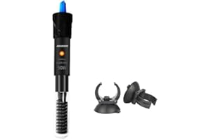 JULIAQUA Classique Chauffage Aquarium pour Réservoir de Poissons et Tortues 25W 50W 100W 200W 300W (Y1-50W)