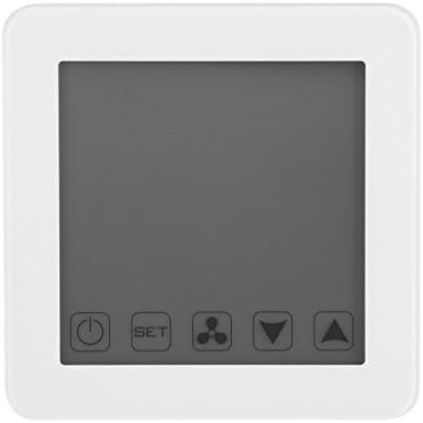Vosarea Touchscreen Heating Thermostat LCD Display Smart WiFi Underfloor Heating Thermostats Central Temperature Controller (White)