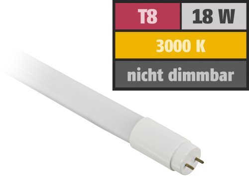 Preisvergleich Produktbild LED-Röhre. T8. 18W. 1.650 lm. 270°. 120cm. warmweiß
