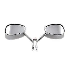 Mahabir Oval Mirror Chrome For Jupiter