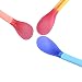 Greencolourful 3Pcs Practical Heat Sensing Baby Spoons Temperature Sensing Colour Changing Feeding Spoons(Colour Random)