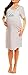 Happy Mama Women's Maternity Nursing Breastfeeding Nightdress Shirt Gown. 390p (Grey Melange, UK 18)