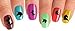 Unicorn Nail vinyl stickers ( Black )