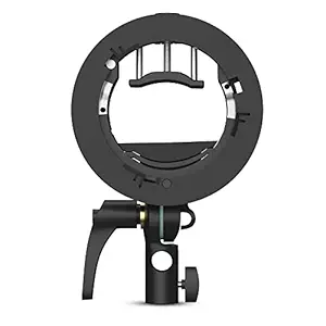 DIGITEK (DFSB-005) Multipurpose S2 Type Speedlite Bracket for Round and Regular Head & Bowens Mount Accessories Like Softbox, Reflector, Snoot, Photo Umbrella and Barndoor Kit, Proudly Make in India