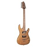 na electrical preston Dos Pastillas Humbucker Beaton Tver 12 NA - 12 cuerdas Guitarra eléctrica con Basswood Cuerpo, geflammte Arce Top y 2 Humbucker.