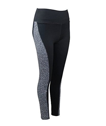 YR.Lover Damen Strumpfhose Active Yoga Running Hosen Workout Leggings - 4