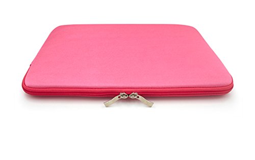 14 Zoll Notebook Tasche Laptoptasche Wasserfest Neoprene Laptop Hülle/ Notebook Computer Tablet Ultrabook Schutzhülle/ Briefcase Carrying Bag/ Pouch Cover/ Skin Cover/ Netbook Tasche/ Ledertasche/ Hülle Für Acer/ Asus/ Dell/ Fujitsu/ Lenovo/ HP/ Samsung/ Sony/ Toshiba Rose - 2