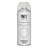 Imprimacion en spray color blanco mate