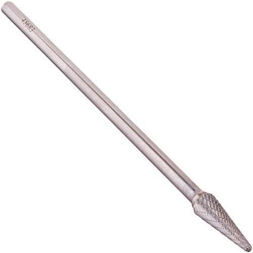 SAIT 45683 Tungsten Carbide Die Grinder Bur SL3 6-Inch Shank Double Cut/Alternate Cut 3/8-Inch x 1-1/16-Inch x 1/4-Inch