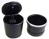 praktische mode pramo Kunststoff Blaues Licht-Design, Aschenbecher mit Licht-Effekt, müssen Sie nur den Deckel öffnen Licht wird automatisch leuchten, nach dem Schließen der Lichter gleichzeitig erlischt, das ist bequem für die Besitzer in der Nacht zu verwenden!