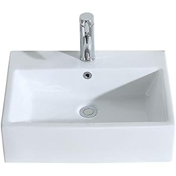 Eridanus Serie Monterosso, Lavabo di Ceramica Bianco ...