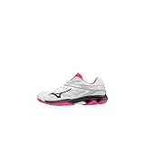  Mizuno Thunder Blade, Zapatillas para Mujer, (White/Black/Pink GLO 001), 40 EU