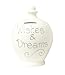 Produktbild Authentic Terramundi Money Pot - Cream with Wishes & Dreams in Silver (S27) - NOT FAKE SPANISH POTS