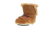  Moon-boot Unisex-Kinder Crib Suede Schneestiefel, Beige (Whiskey 001), 21/22 EU