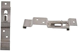 DC Lot de 2 Pince Support Plaque d'immatriculation Amovible 12cm - Métal