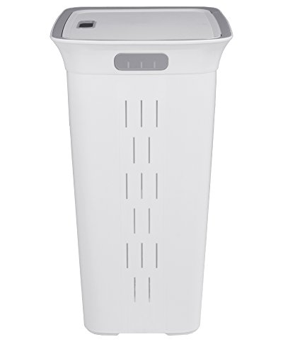 Wäschetruhe Wäschekorb Wäschepuff mit Belüftung Moda Denim 60 Liter mit Deckel Wäschesammler - 3