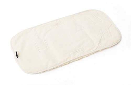 Kinderwagen Einlage Lammfell medizinisch 100% Merino Lammfell Baby Lammfell Einlage für Kinderwagen Buggy Babybett Kinderbett - 3