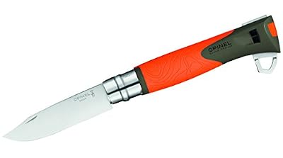 Opinel O001974 Couteau Mixte Adulte, Orange, Ohne Namensgravur
