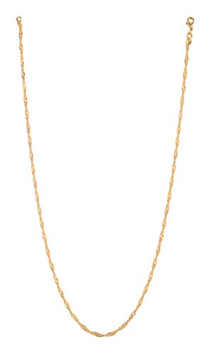 Arisidh Latest Stylish Design 22k micron Gold Plated Chain for Women and Girls.