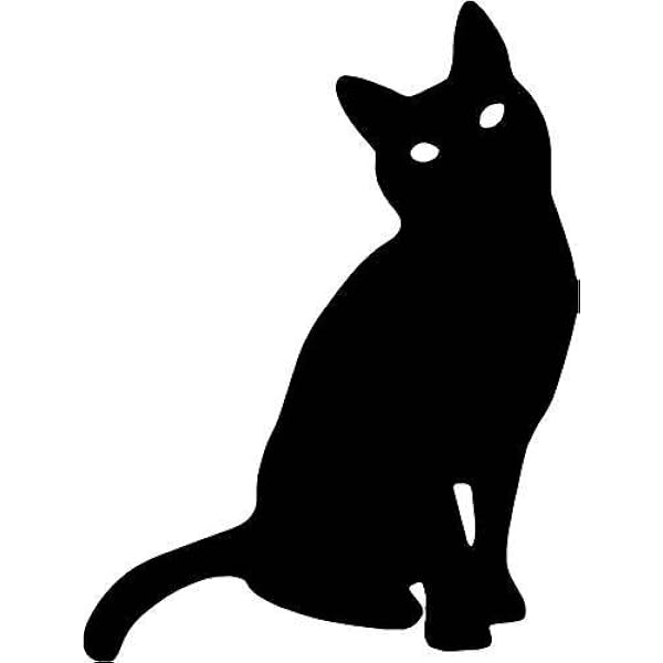 Amazon Fr Cat Silhouette Vinyl Sticker Decal Car Laptop Window 5