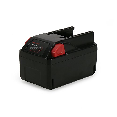 POWERAXIS 28V 3000mAh Li-ion Ersatzakku für Milwaukee M28, M28B, M28BX, MC28 V, M28 B, M28 BX, MC 28 wie 4932352732 4933416345 - 3