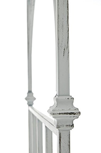 CLP Rosenbogen JASMIN BIG halbrund, zur Wandbefestigung, Eisen, Höhe 230 cm, Breite 180 cm, Tiefe 60 cm antik weiß - 6