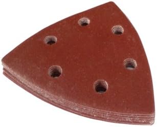 30 93mm x 93mm 60g Detail Sanding Sheets 6 Dust Holes Delta Detail Sanders