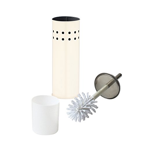 KELA 22527 WC-Bürste und Behälter, WC-Garnitur, Metall, Sable, Beige - 3