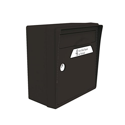 Preisvergleich Produktbild Signée SGCNR-NR Briefkasten Citadine, schwarz