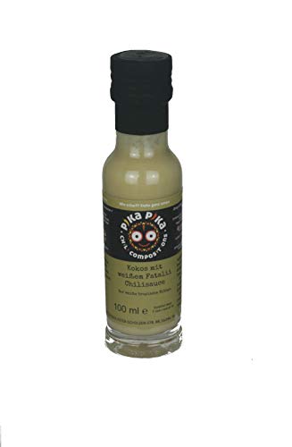 Cocos con Fatalii Blanco (100 ml.) / 3er. Lugar German Chili Awards - Best Hot Sauce / Nivel de picor: 7 von 10 / Made in Germany con corazón venezolano / Slow Food ...