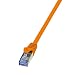 Produktbild LogiLink CQ4098S Patchkabel Kat.7 600MHz S/FTP in orange 10 m