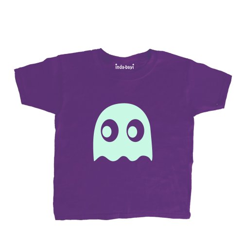 Inda-Bayi Baby-Toddler-Kids Cotton T Shirt - glow in the dark ghost