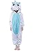 Produktbild RandLand Kinder Einhorn Kostüm Tier Erwachsene Schlafanzug kigurumi Cosplay Pyjama XXX-Small, Blue White Unicorn