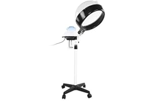 GREENSEN Vapeur de Cheveux Casque à Vapeur pour Cheveux Sèche-Casque Professionnel et à l'huile Chaude, Outils de Coiffure et de Beauté Portables pour Le Soin Des Cheveux Après Teinture, Conditionnement